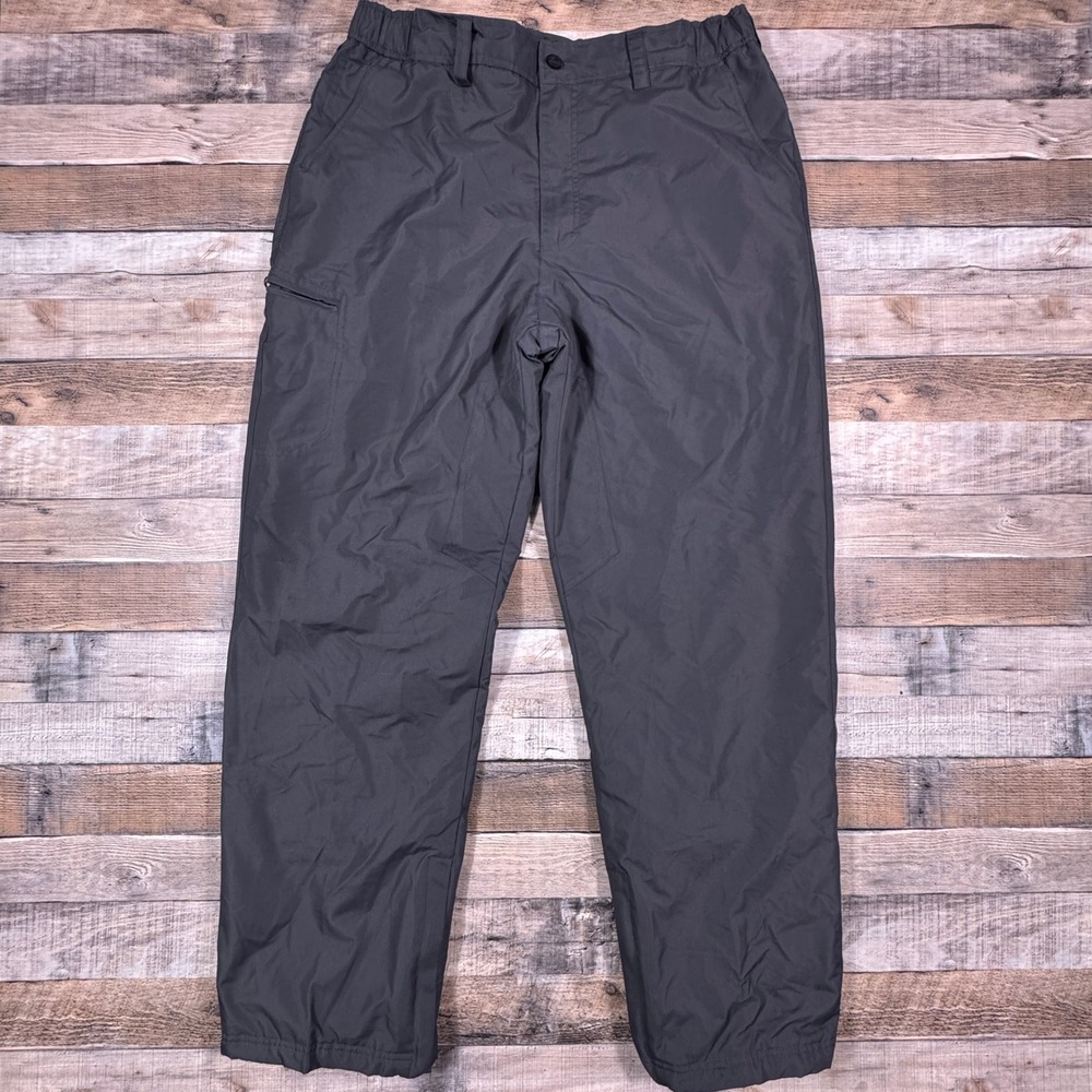 ZeroXposur Mens Snow Pants Large Slate Gray Insulated Fleece Lined‎ Ski